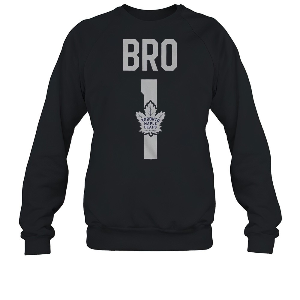 Official Toronto Maple Leafs Number 1 Bro T-Shirt