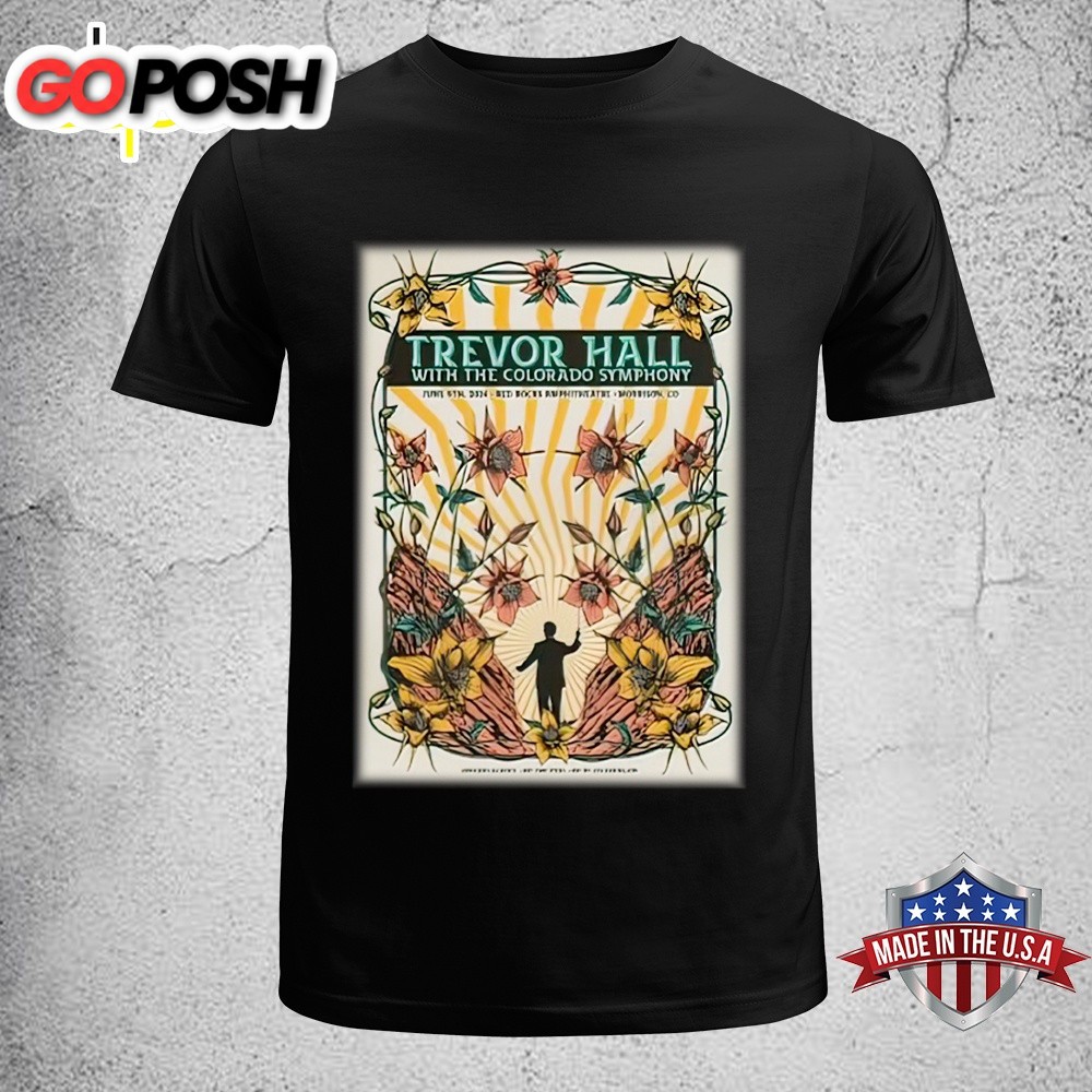 Official Trevor Hall Tour In Morrison, CO On June 9, 2025 Poster Unisex T-Shirt