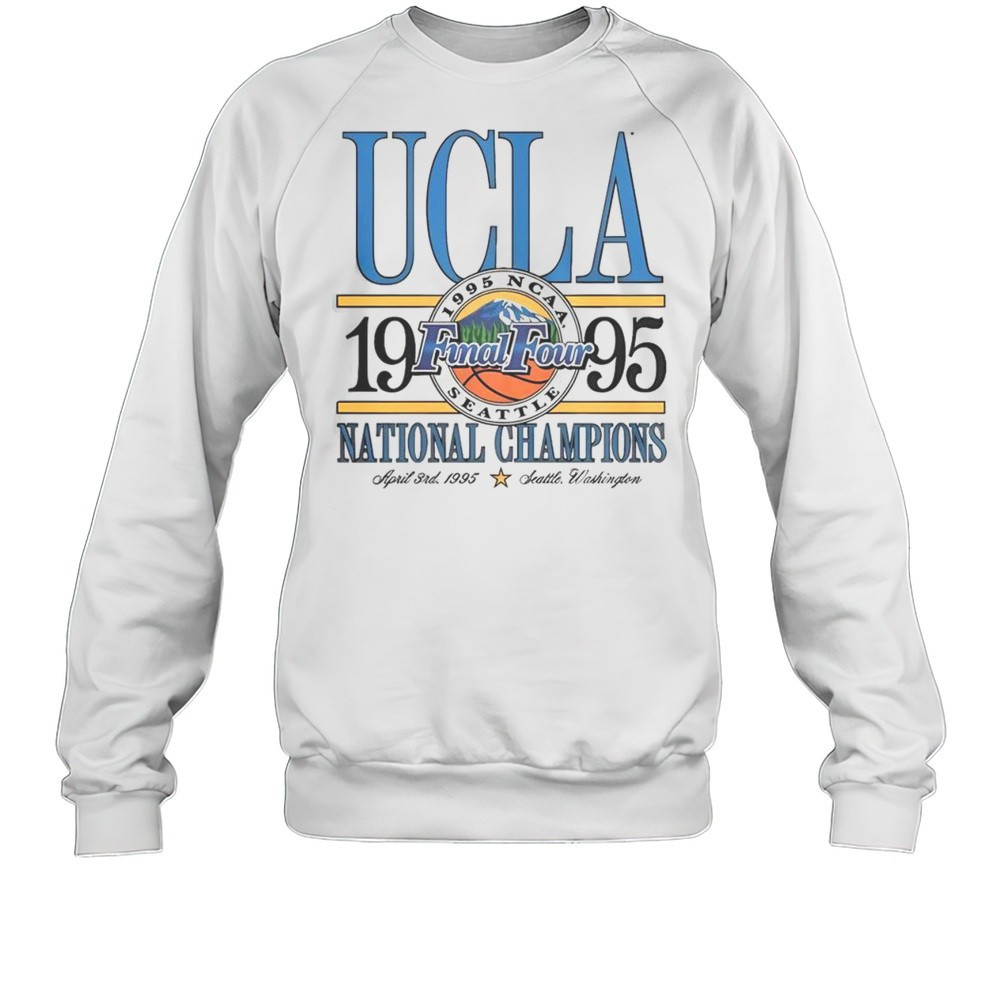 Official UCLA Mens 1995 Basketball National Champions T-Shirt