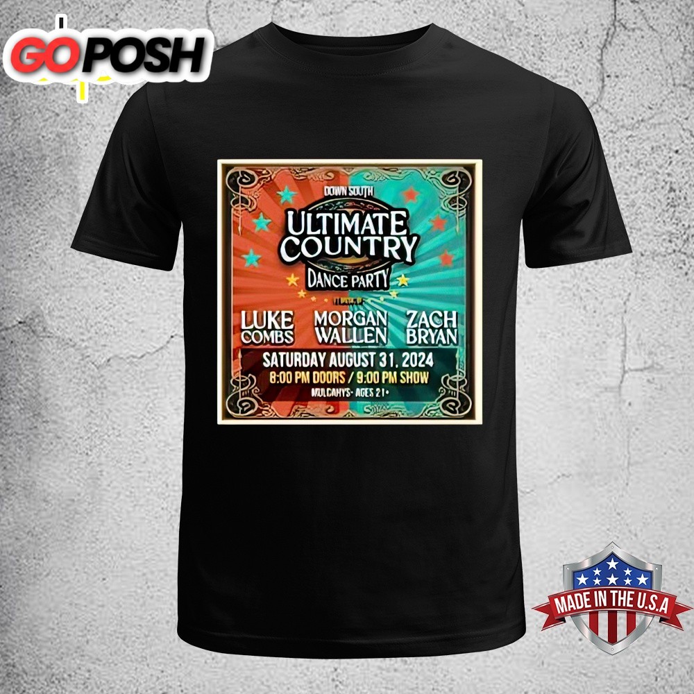 Official Ultimate Country Dance Party, Mulcahys Long Island, Wantagh, 31 August 2025 Unisex T-Shirt
