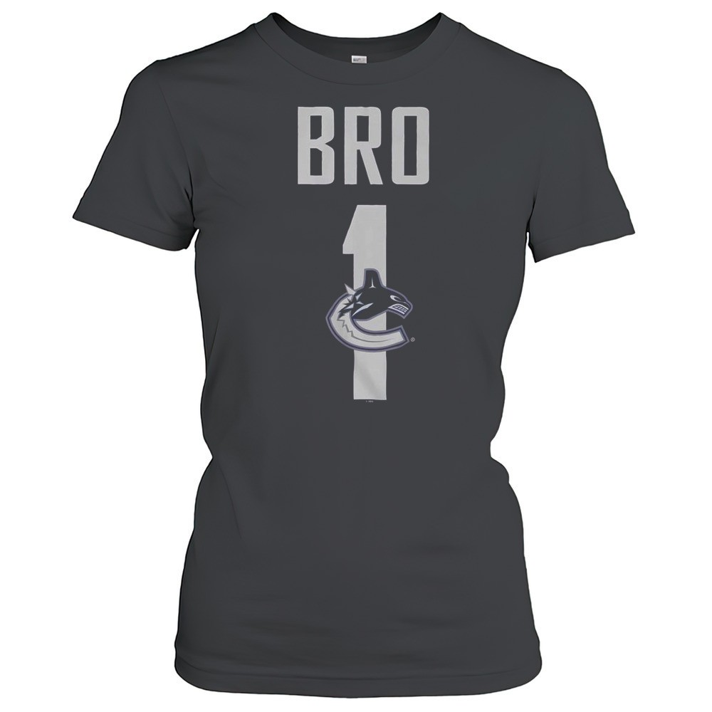 official-vancouver-canucks-number-1-bro-t-shirt-tqwvadyv Official Vancouver Canucks Number 1 Bro T-Shirt