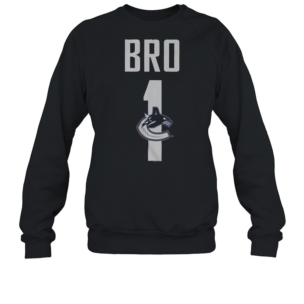 Official Vancouver Canucks Number 1 Bro T-Shirt