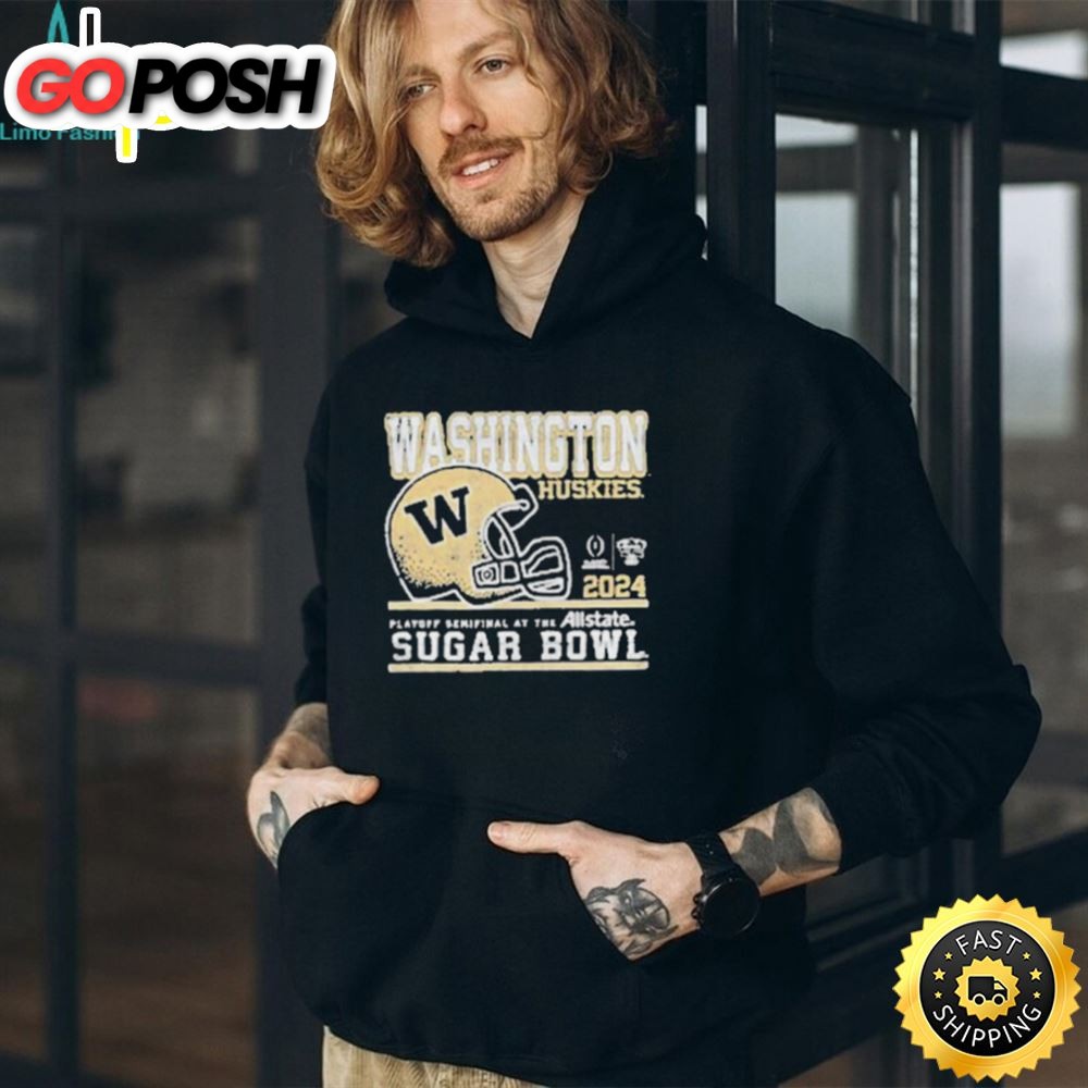 Official Washington Huskies Sugar Bowl 2025 Cfp Semi Football Retro T Shirt