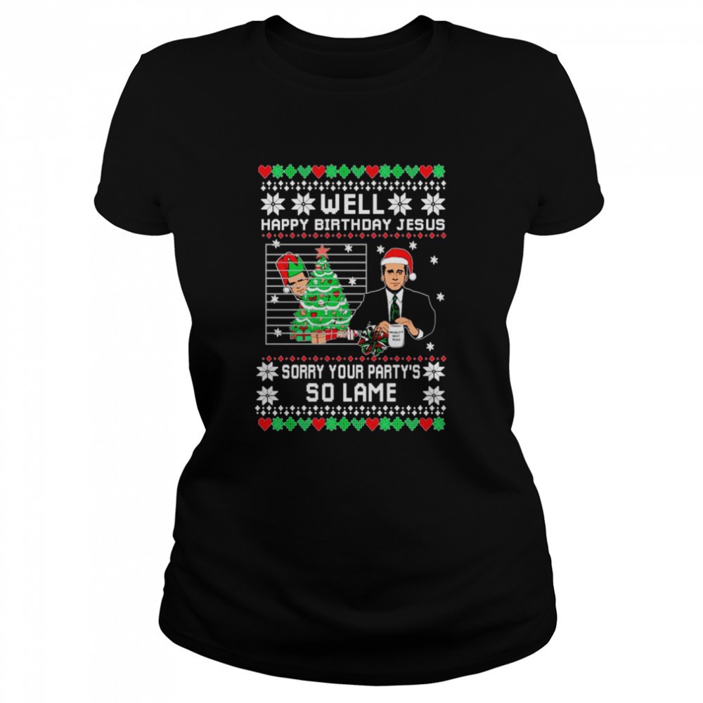 official-well-happy-birthday-jesus-funny-quote-office-christmas-shirt-edwq296l Official Well Happy Birthday Jesus Funny Quote Office Christmas shirt
