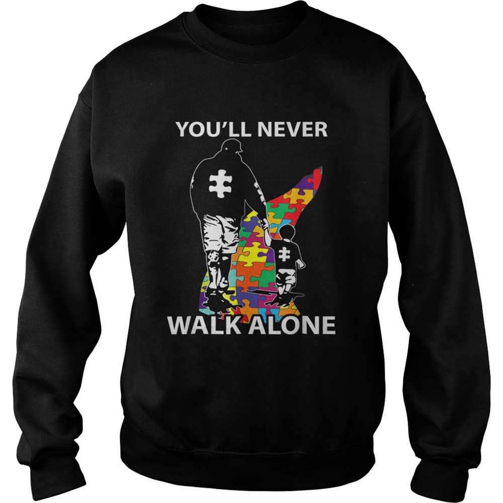 Official Youll Never Walk Alone Autism Awareness shirts