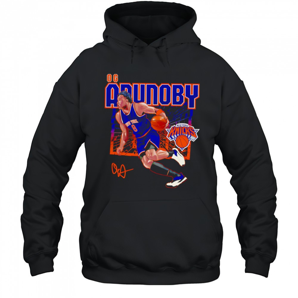OG Anunoby New York Knicks Shattered shirt