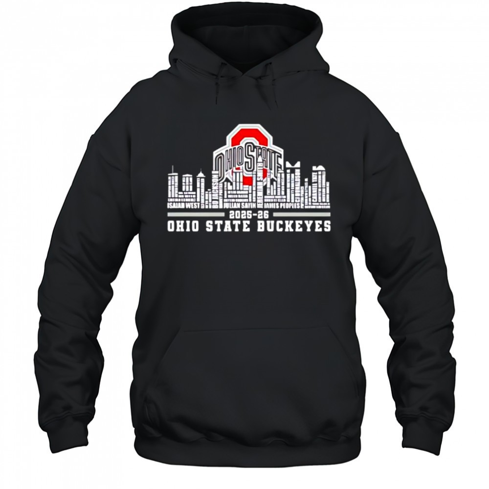 Ohio State Buckeyes 2025 26 season skylines shirt