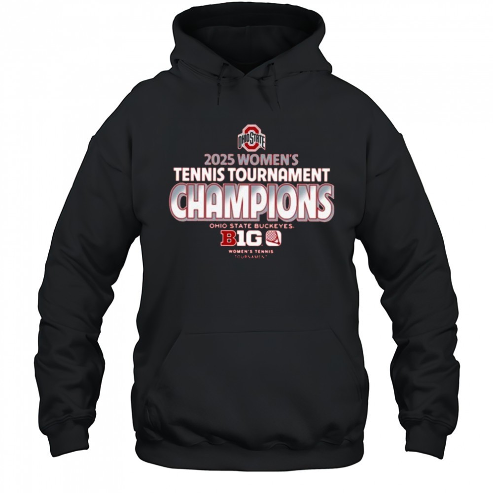 Ohio State Buckeyes 2025 Womens Tennis Tournament Champions T-Shirt