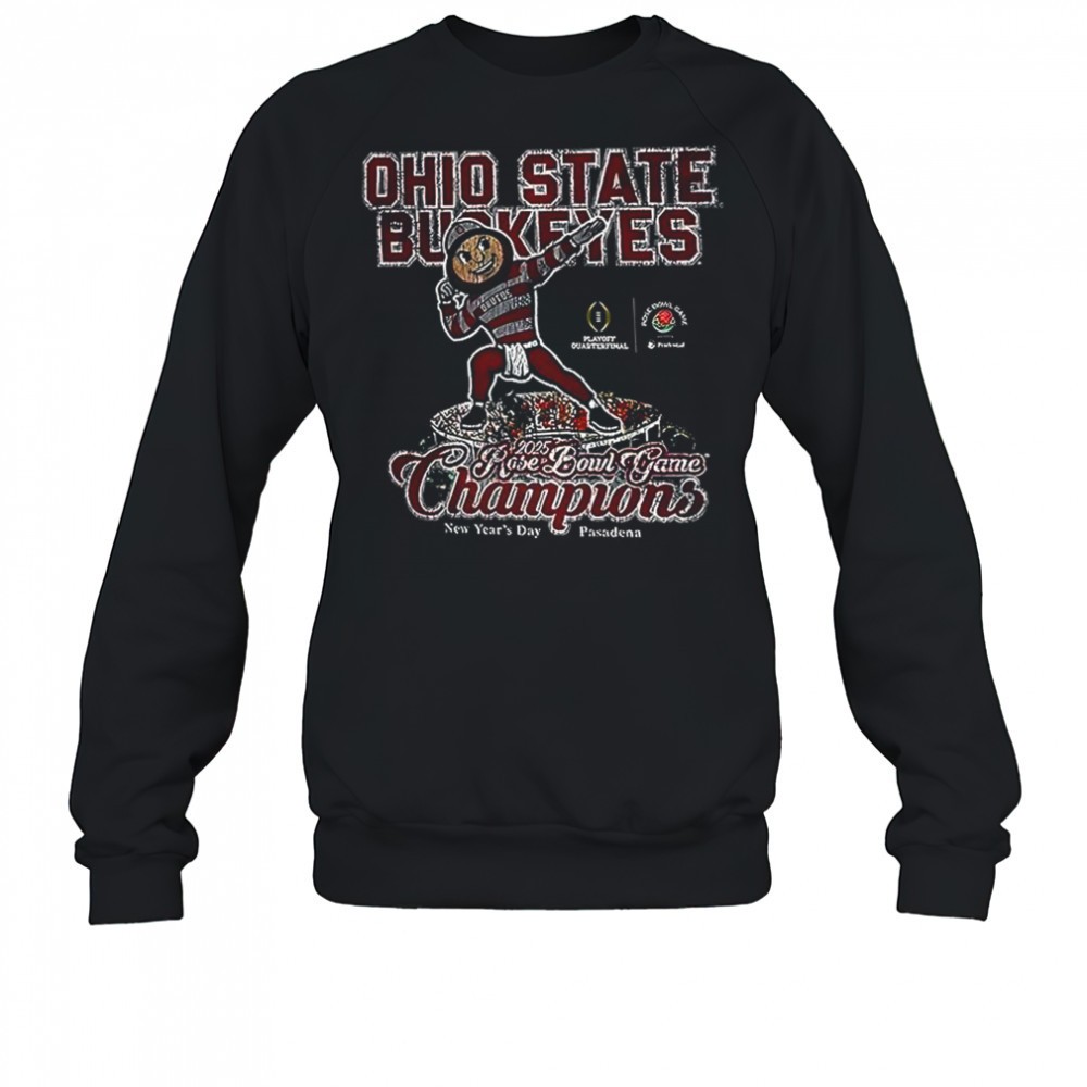Ohio State Buckeyes Football 2025 Rose Bowl Champions shirt
