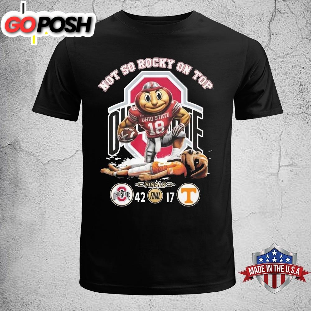 Ohio State Buckeyes Not So Rocky On Top Beat Tennessee Vol Mascot 2024 Unisex T-Shirt