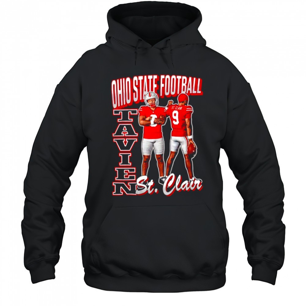 Ohio State Football Tavien St Clair Retro 90s shirt