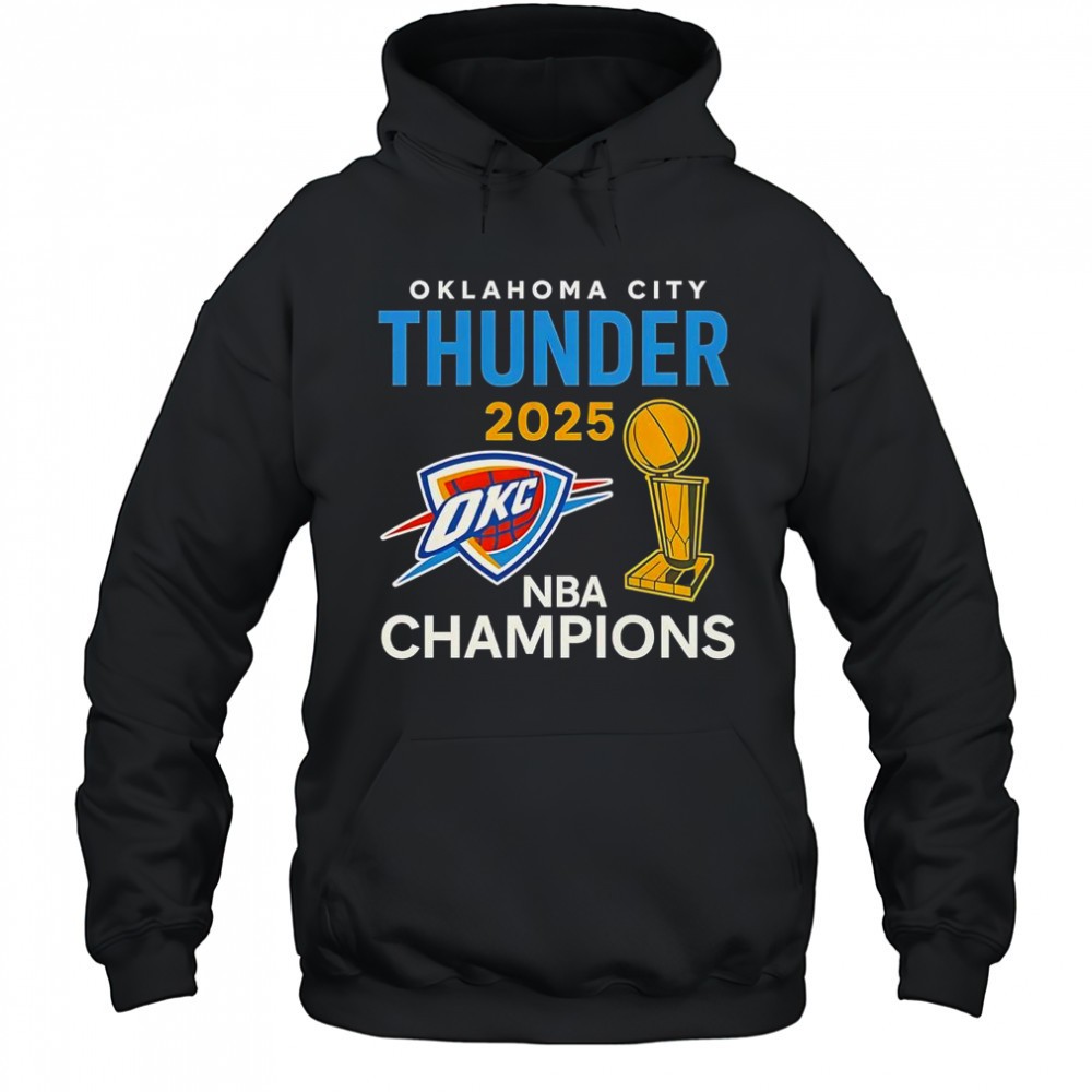 OKC Thunder 2025 NBA Champions Trophy Classic T-Shirt