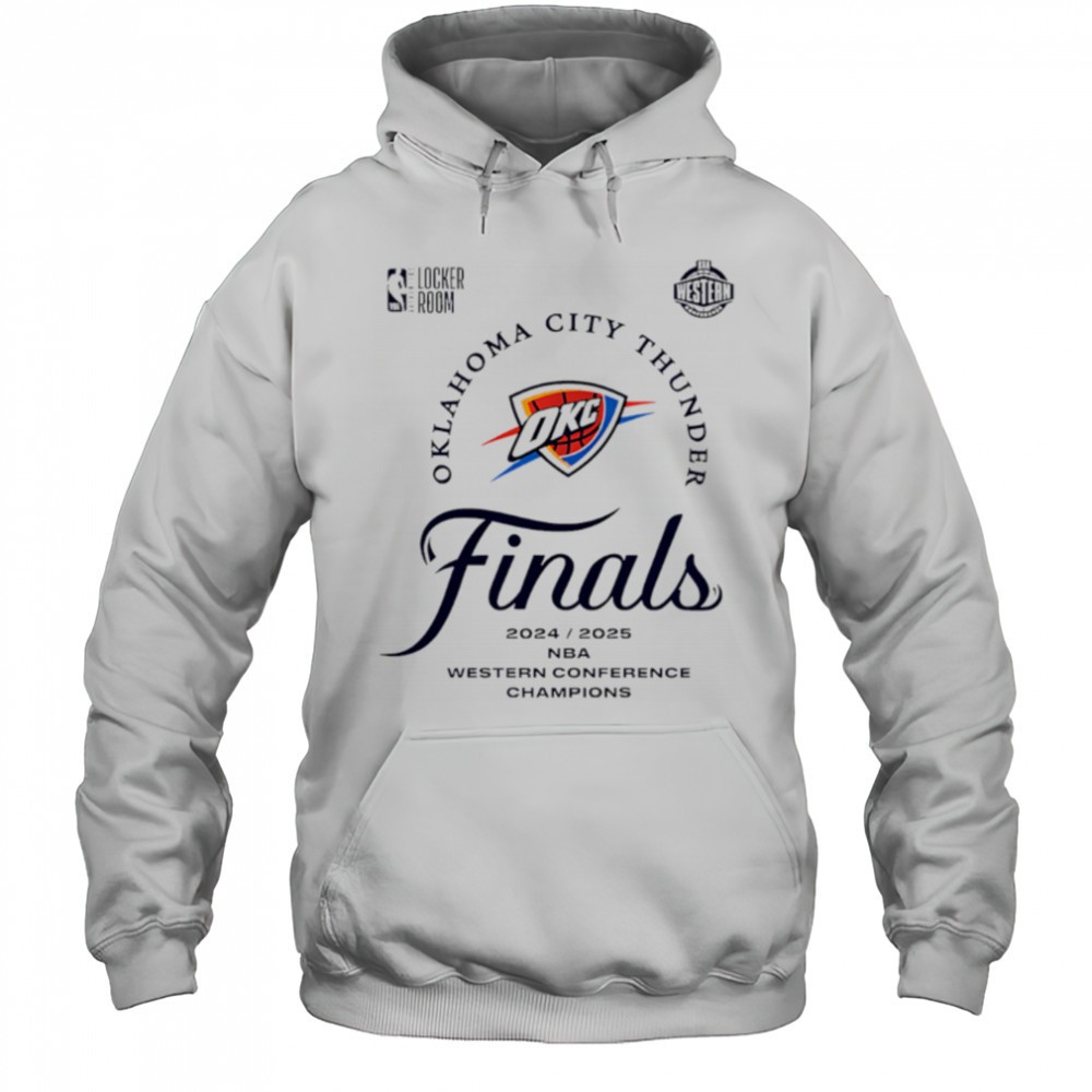 Okc Thunder 2025 Western Conference Finals Champions Locker Room shirt