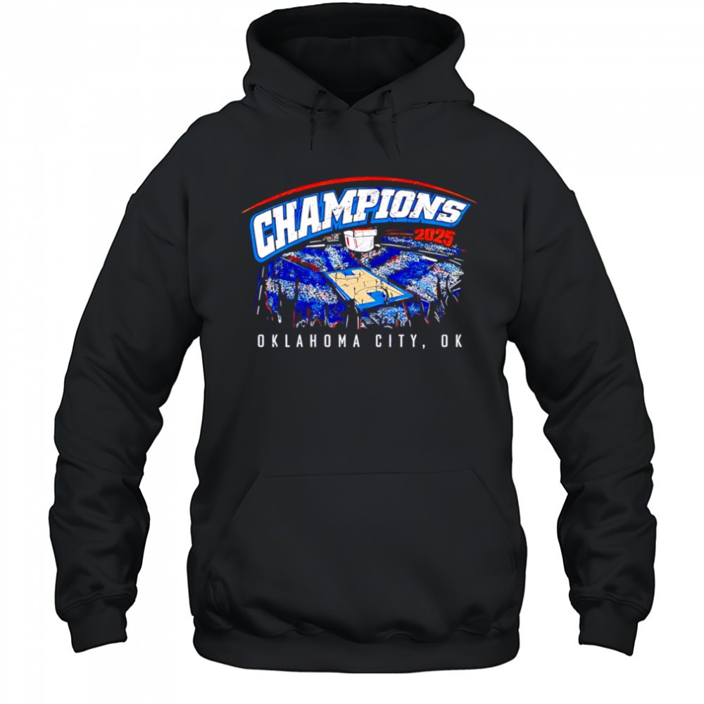 OKC Thunder Champions 2025 stadium shirt