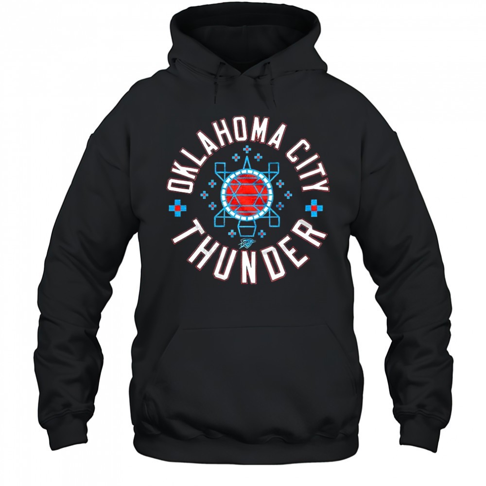 Oklahoma City Thunder baslketball 2025 indigenous culture logo shirt