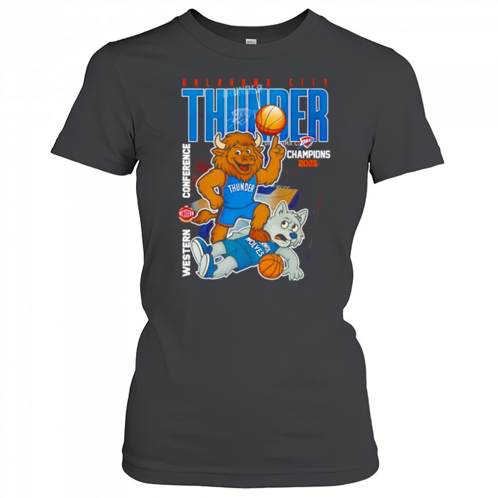 oklahoma-city-thunder-champions-2025-western-conference-mascot-shirt-zm33ma1w Oklahoma City Thunder Champions 2025 Western Conference mascot shirt