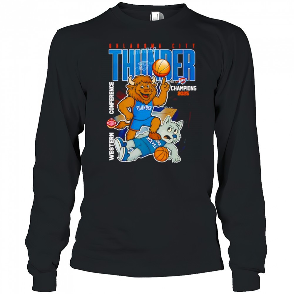 oklahoma-city-thunder-champions-2025-western-conference-mascot-shirt-zm33ma1w Oklahoma City Thunder Champions 2025 Western Conference mascot shirt