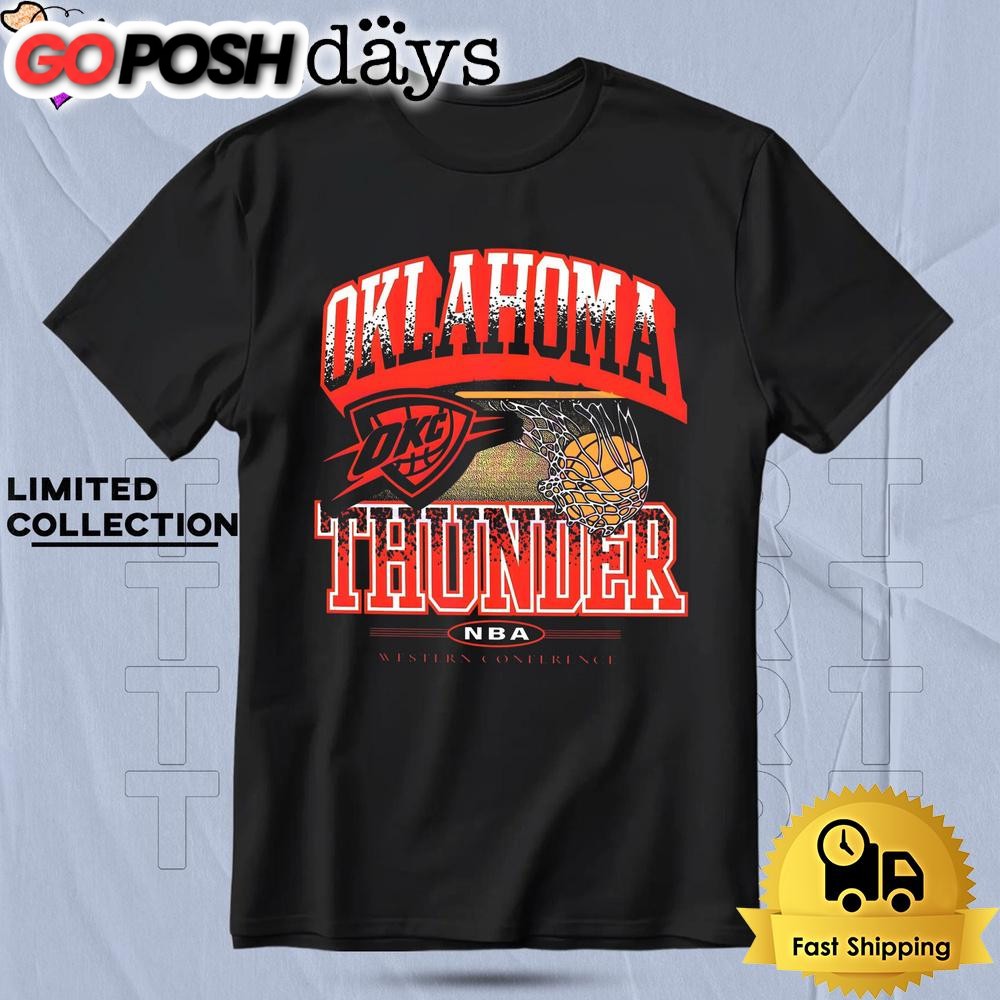 Oklahoma City Thunder City Edition Western Conference Slam Dunk T Shirt
