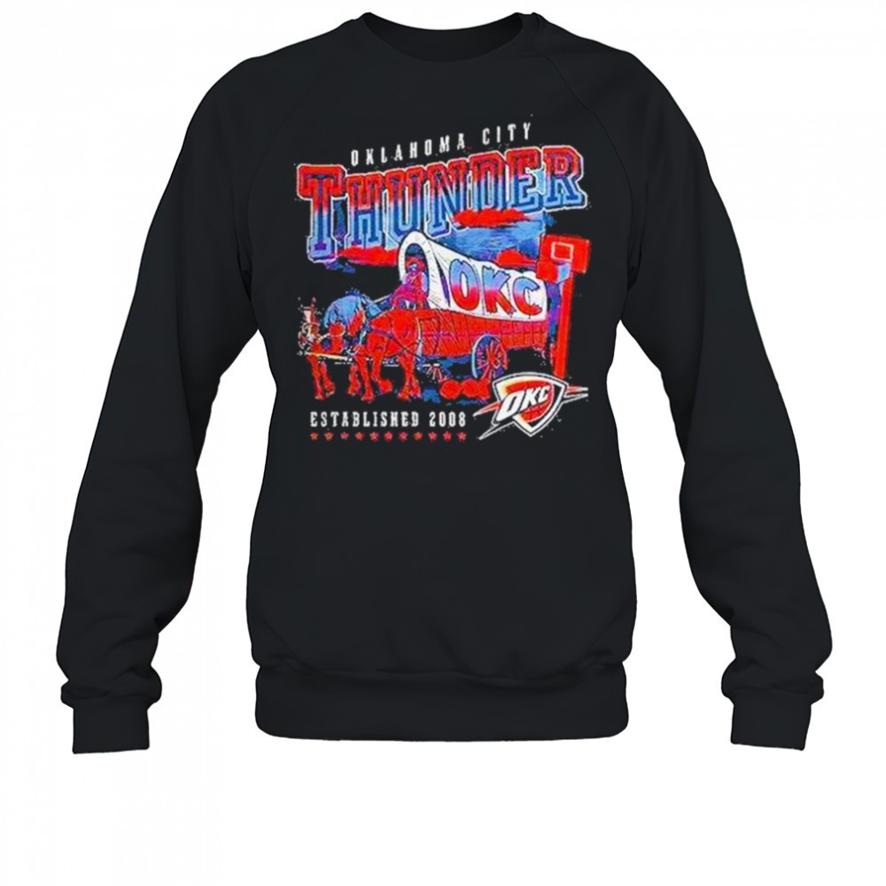 oklahoma-city-thunder-covered-wagon-western-basketball-style-shirt-ext5g82s Oklahoma City Thunder Covered Wagon Western Basketball Style Shirt