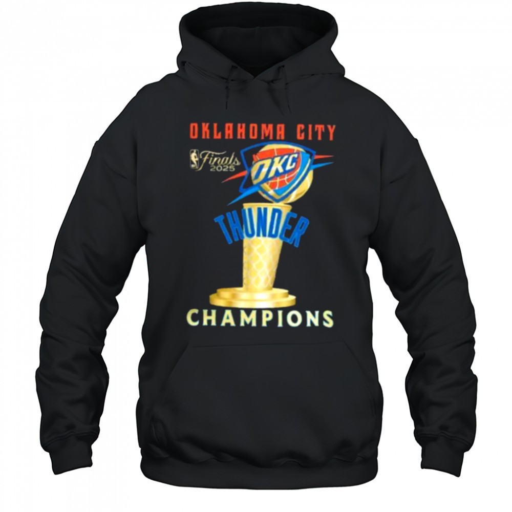 Oklahoma City Thunder Finals 2025 Champions shirt