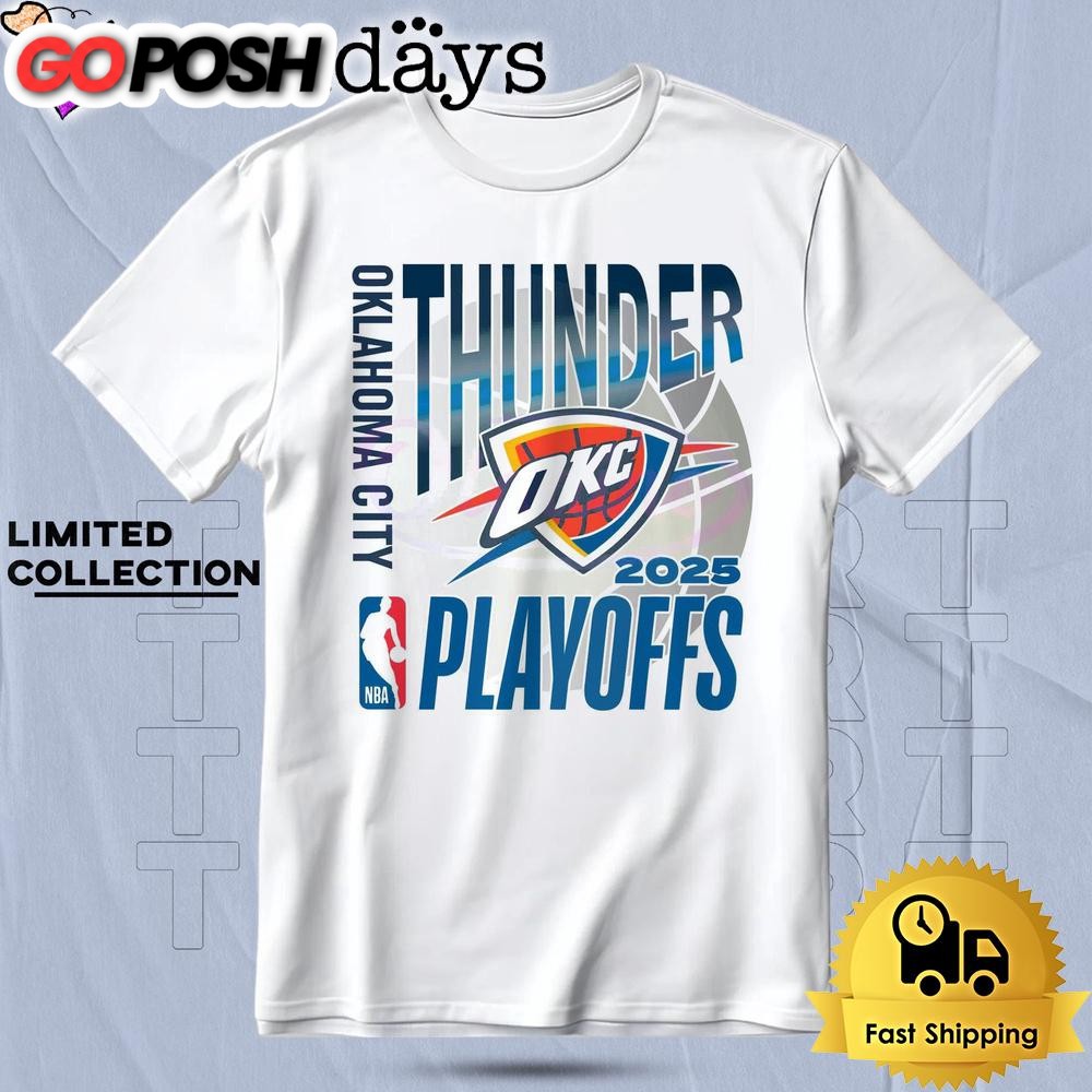 Oklahoma City Thunder Nba 2025 Playoffs T Shirt