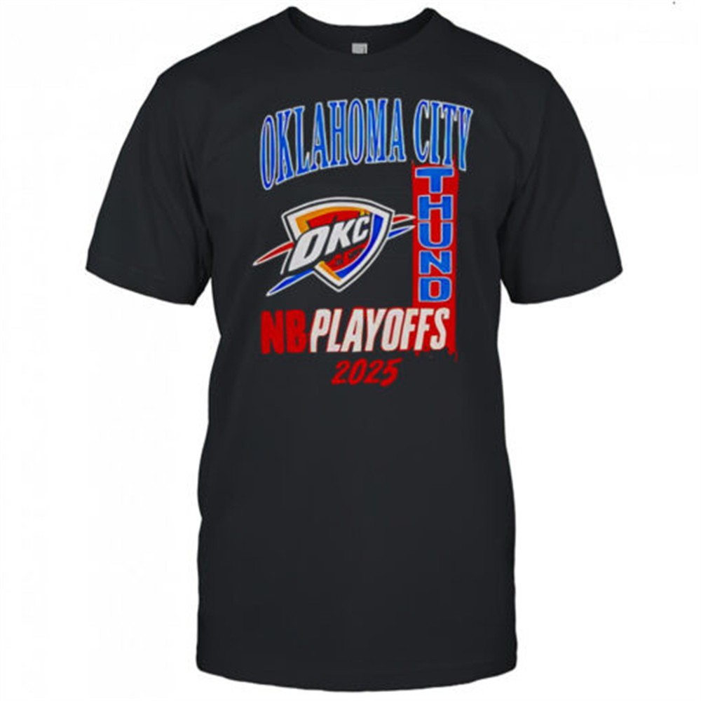 Oklahoma City Thunder NBA Playoffs 2025 Fan T-Shirt