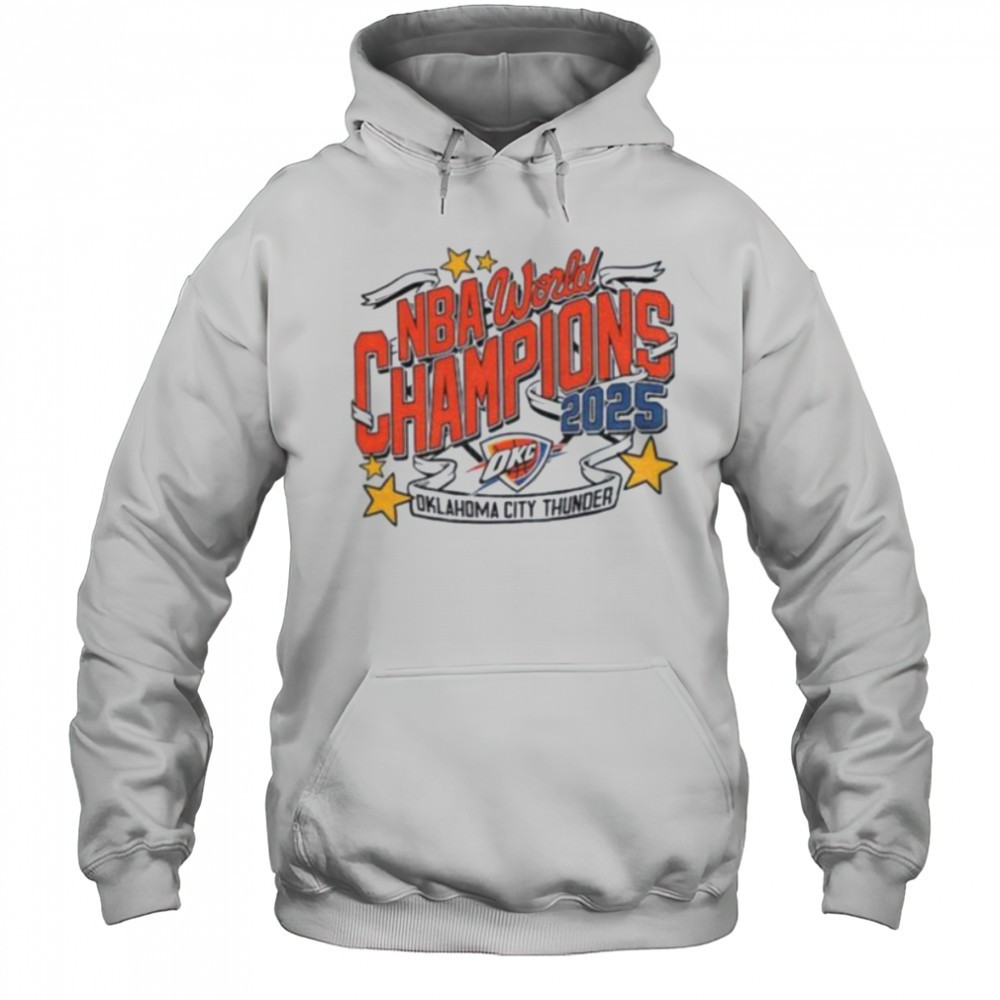 Oklahoma City Thunder NBA World Finals Champions 2025 vintage shirt