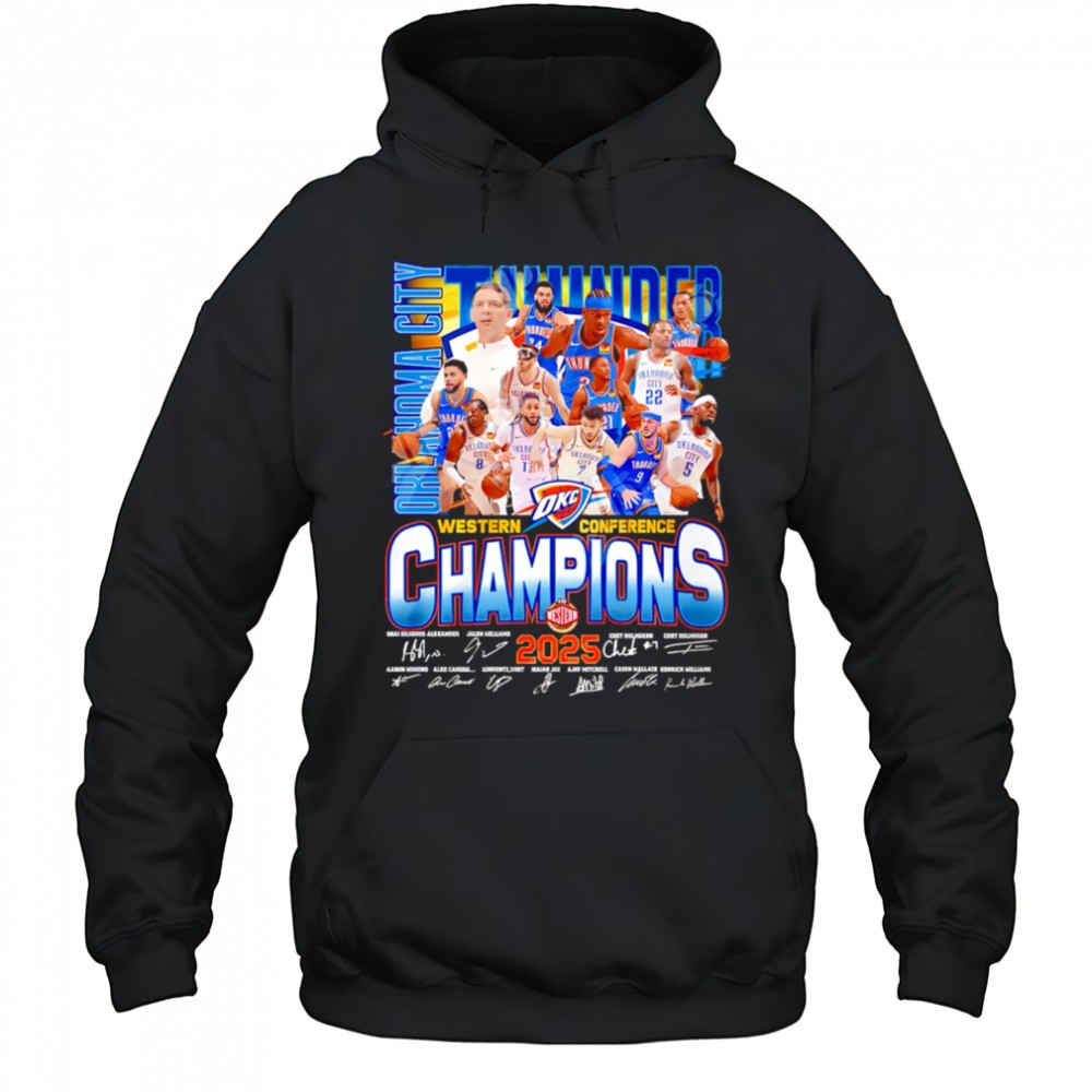 Oklahoma City Thunder Western Conference Champions 2025 Limited Edition shirt