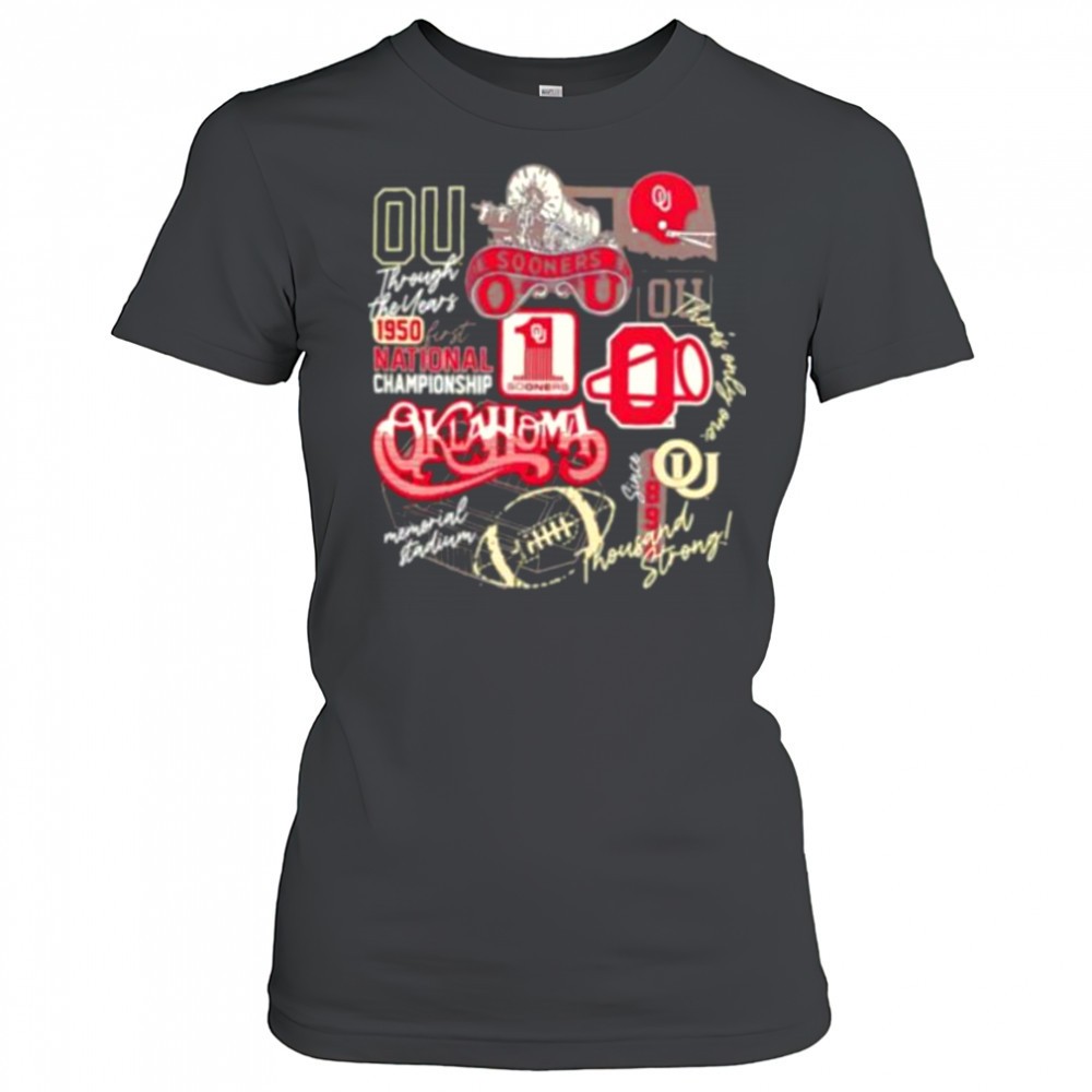 oklahoma-sooners-1950-first-national-championship-thousand-strong-shirt-k2fcledw Oklahoma Sooners 1950 first National Championship thousand strong shirt