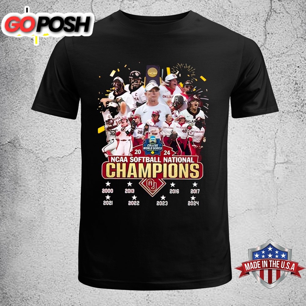 Oklahoma Sooners 2025 NCAA Softball National Champions College World Series Unisex T-Shirt