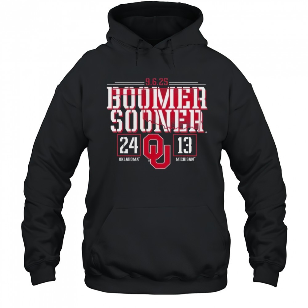 Oklahoma Sooners Beat Michigan Wolverines 2025 Score T-Shirt