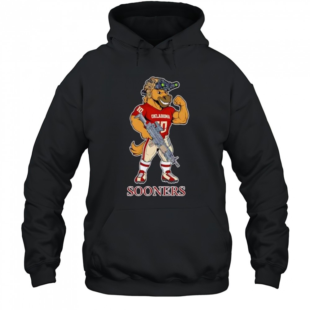 Oklahoma Sooners Horse Oklahoma Football Military shirt