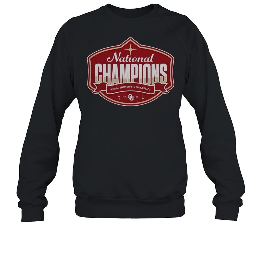 Oklahoma Sooners National Champions NCAA Womens Gymnastics 2025 Shirt