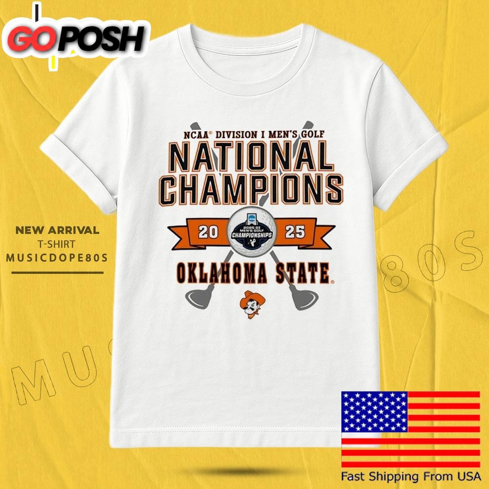 Oklahoma State Cowboys 2025 NCAA Men’s Golf National Champions T Shirt