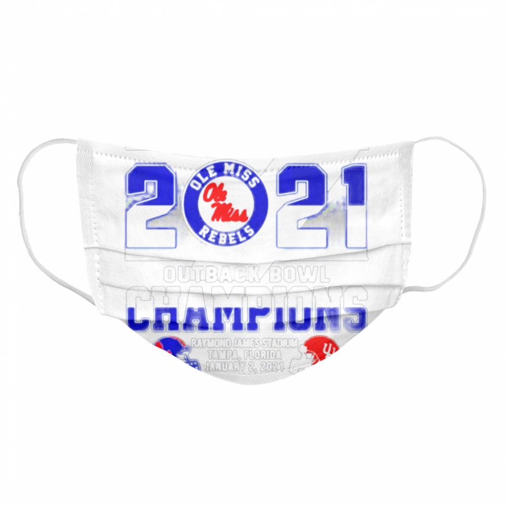 Ole Miss Rebels 2021 Outback Bowl Champions Raymond James Stadium Tampa Florida shirt