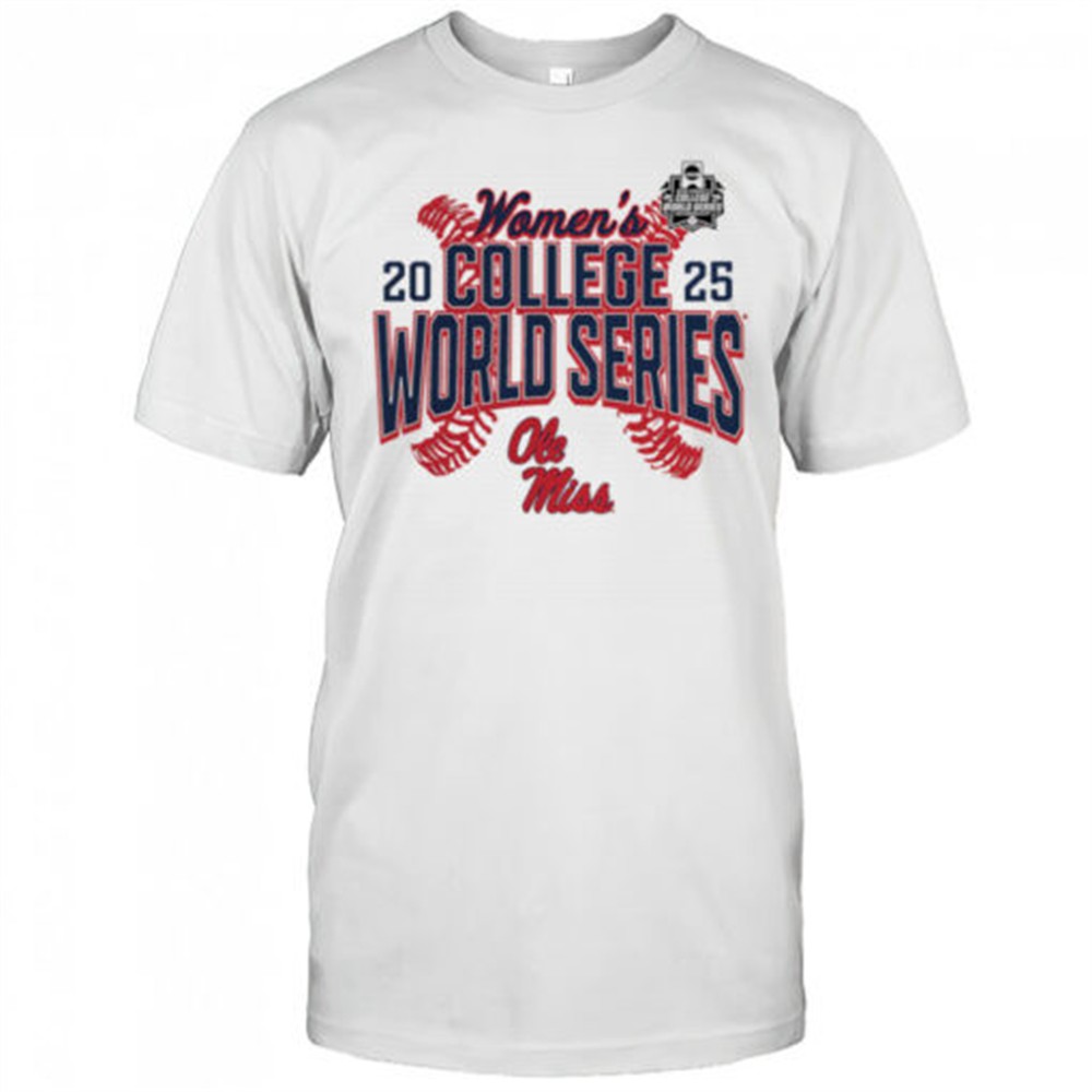 Ole Miss Rebels 2025 NCAA Softball Womens College World Series Cut Off shirt