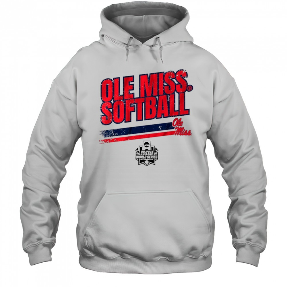 Ole Miss Rebels Softball Womens College World Series Stripe NCAA 2025 t-shirt