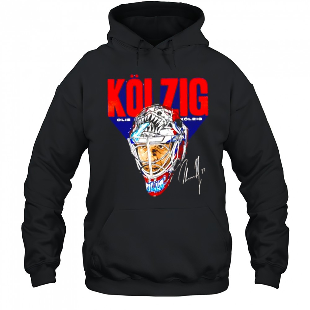 Olie kolzig Washington hockey mask shirt