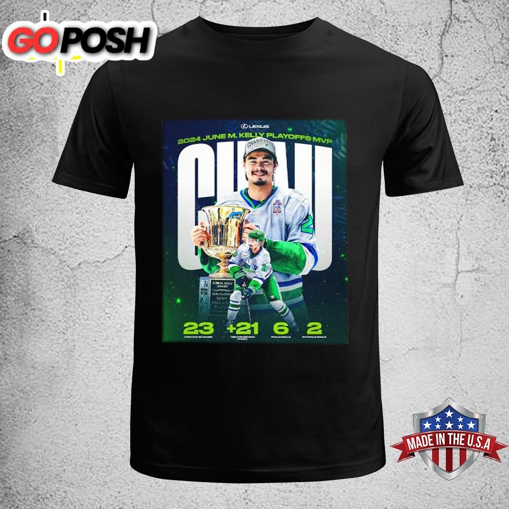 Oliver Chau Florida Everblades 2025 June M. Kelly Playoffs MVP Unisex T-Shirt