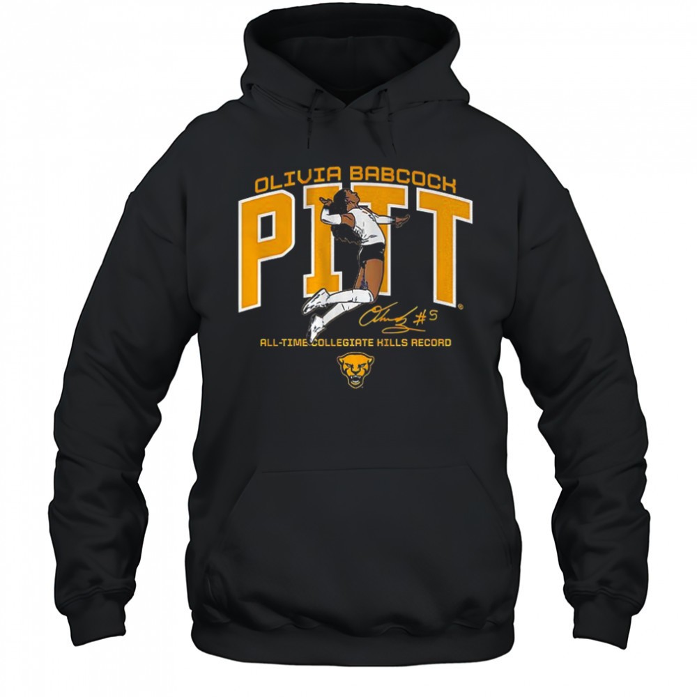 Olivia Babcock Pitt Panthers volleyball queen of kills signature shirt