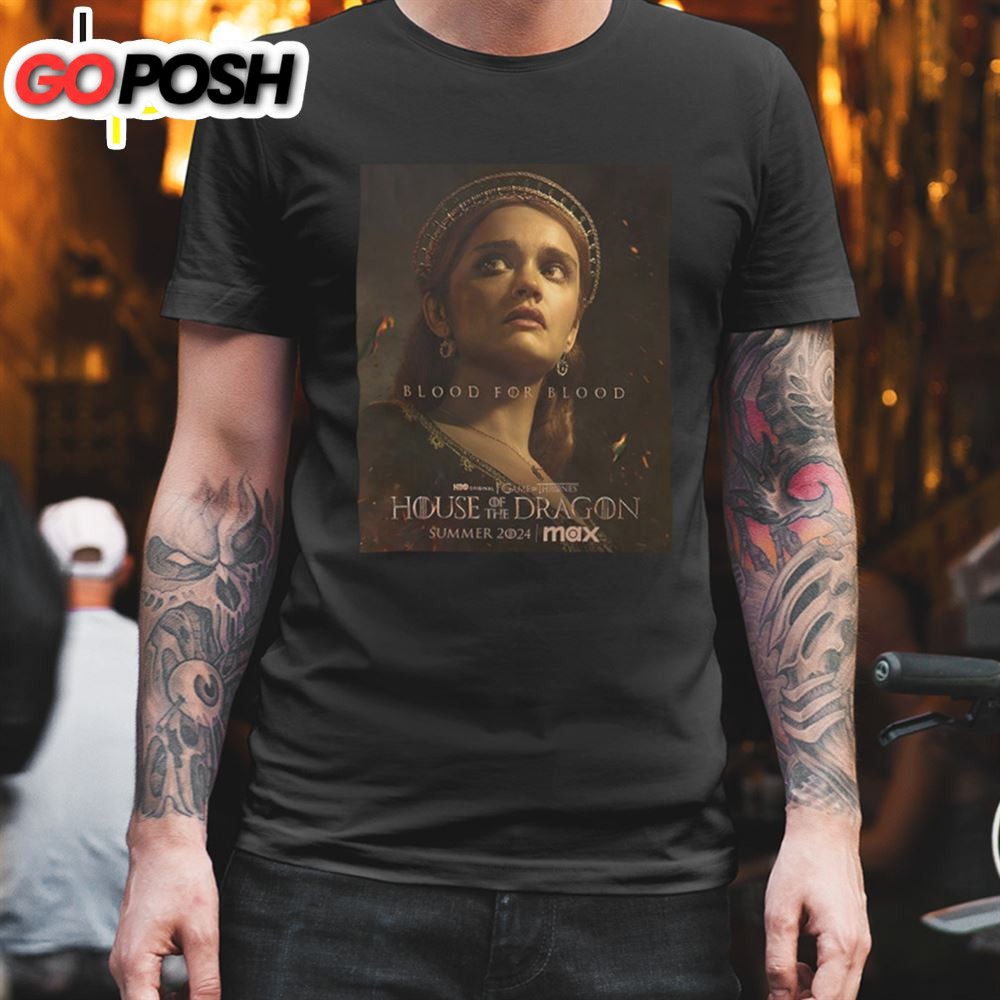 Olivia Cookes Alicent Hightower First Poster For House Of Dragon Season 2 T-Shirt