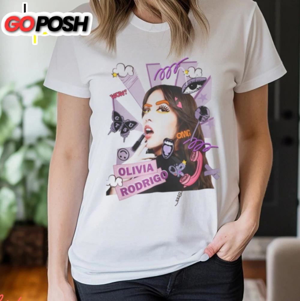 Olivia Rodrigo Concert Retro Vintage Merchandise Guts World Tour 2025 Shirt