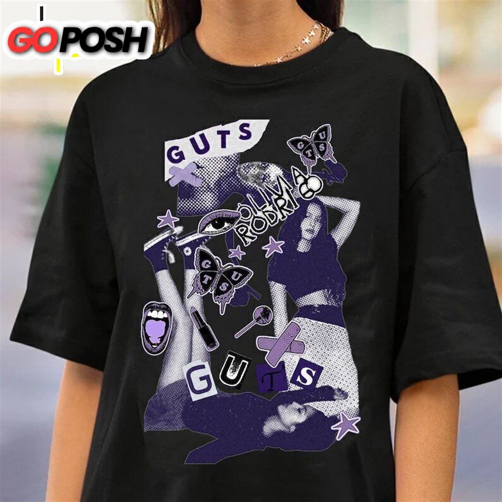 Olivia Rodrigo Guts Album World Tour 2025 T-Shirt Funny Vintage Gift For Men