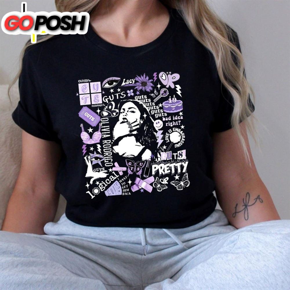 Olivia Rodrigo Guts Tour Shirt, Guts Tour 2025 T-Shirt