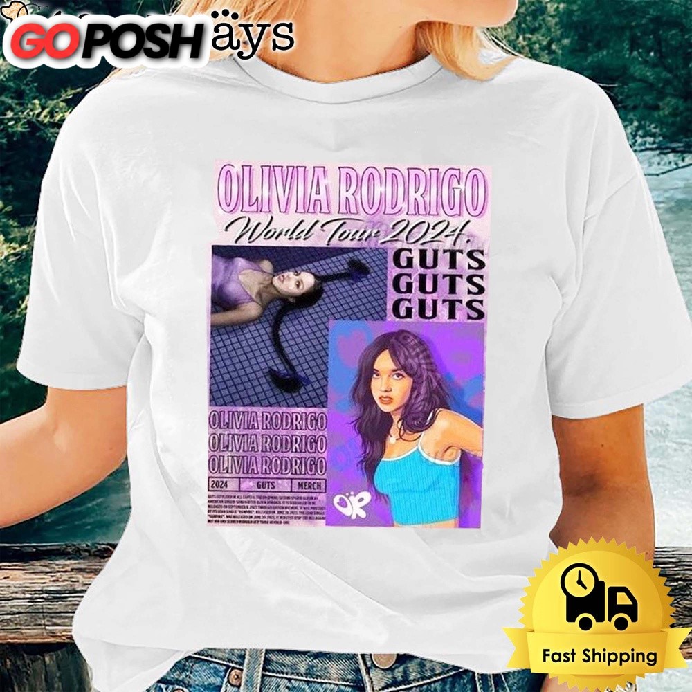 Olivia Rodrigo Music Concert 2024 Unisex T-Shirt