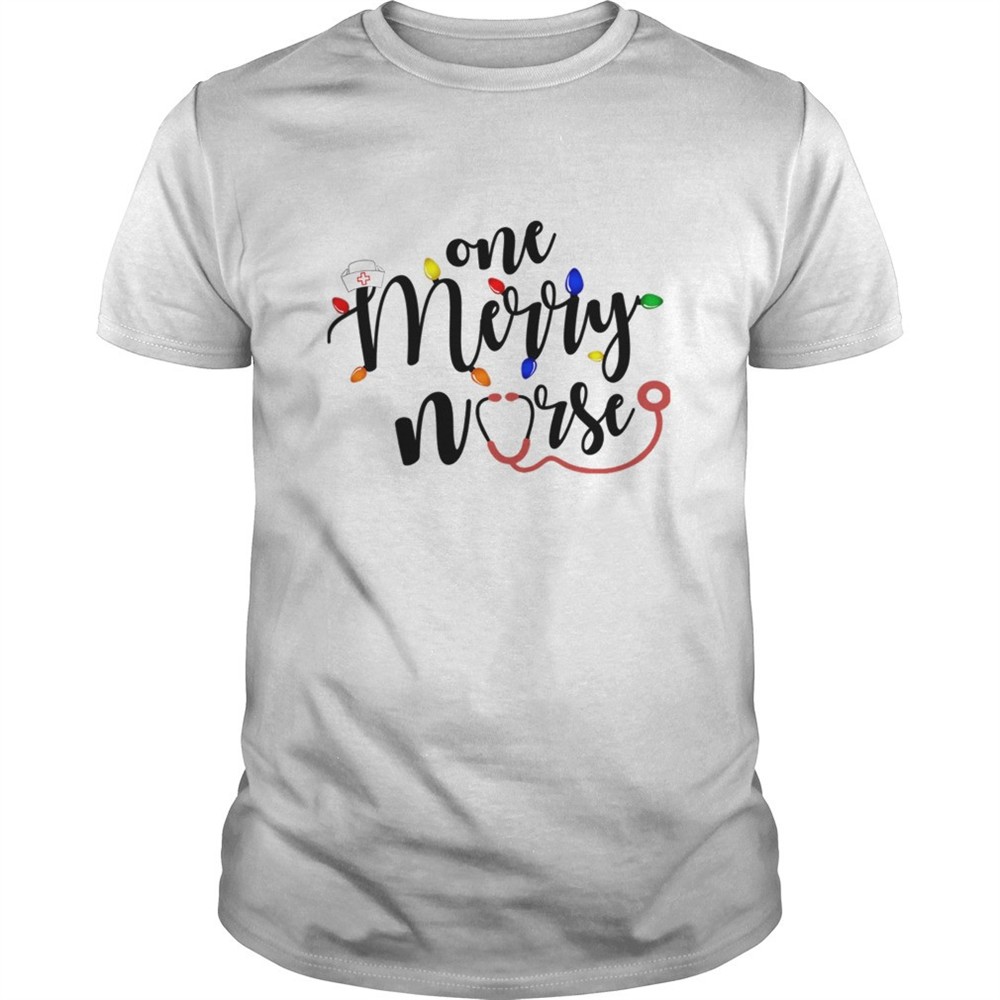 one-merry-nurse-christmas-lights-shirt-qnzl1qu4 One Merry Nurse Christmas Lights shirt