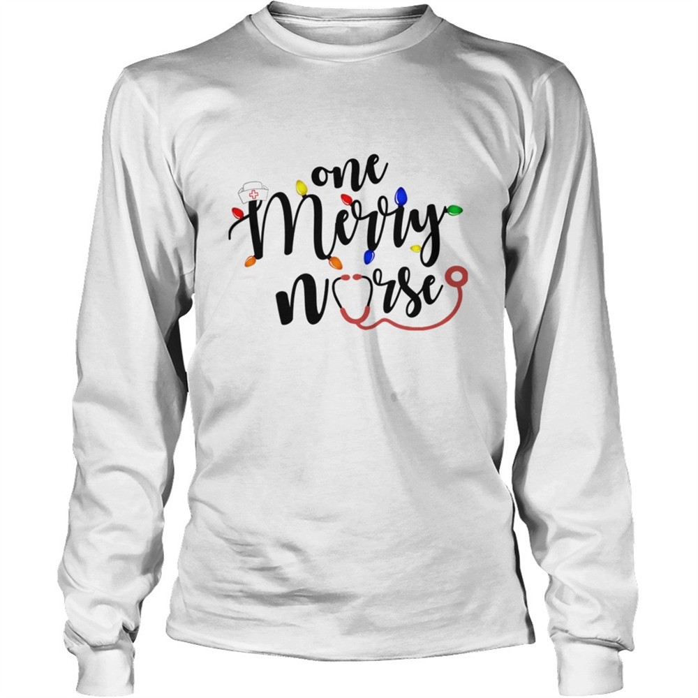 one-merry-nurse-christmas-lights-shirt-qnzl1qu4 One Merry Nurse Christmas Lights shirt