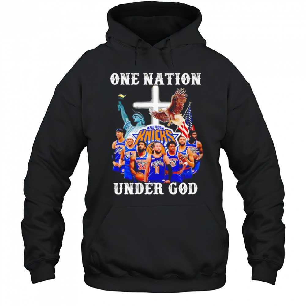 One Nation Under God New York Knicks Signature shirt