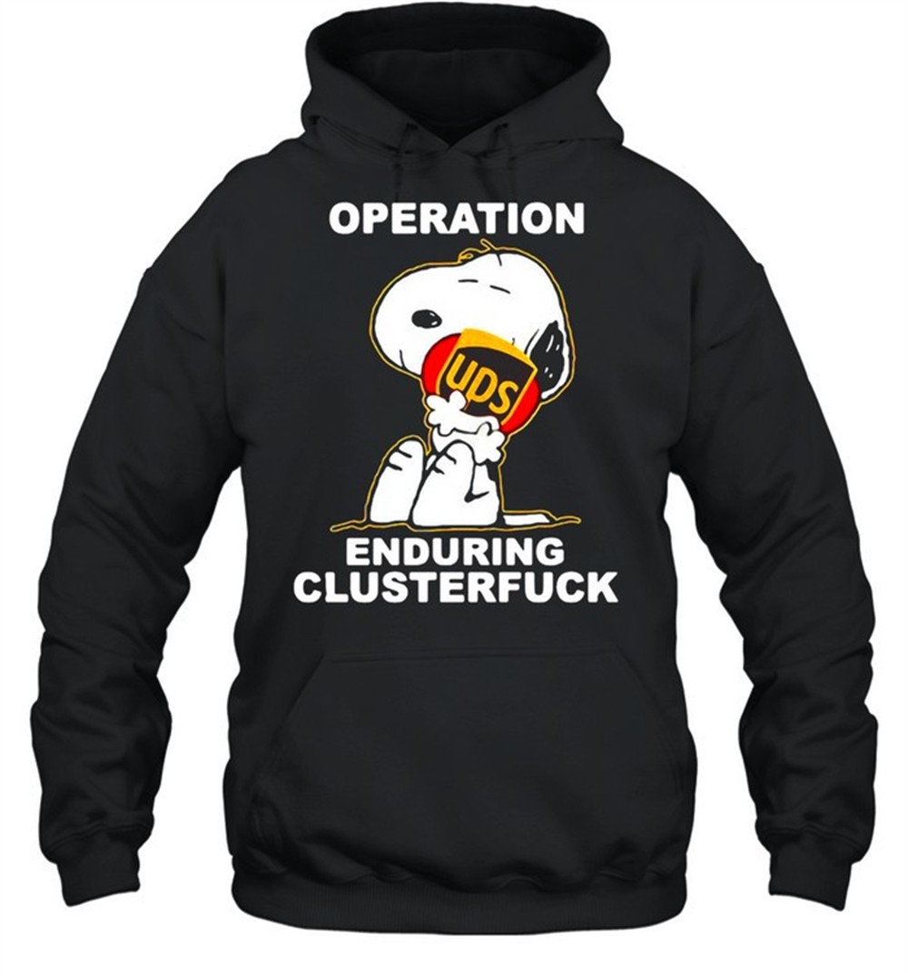 Operation Enduring Clusterfuck Snoopy Hug Logo Shirt