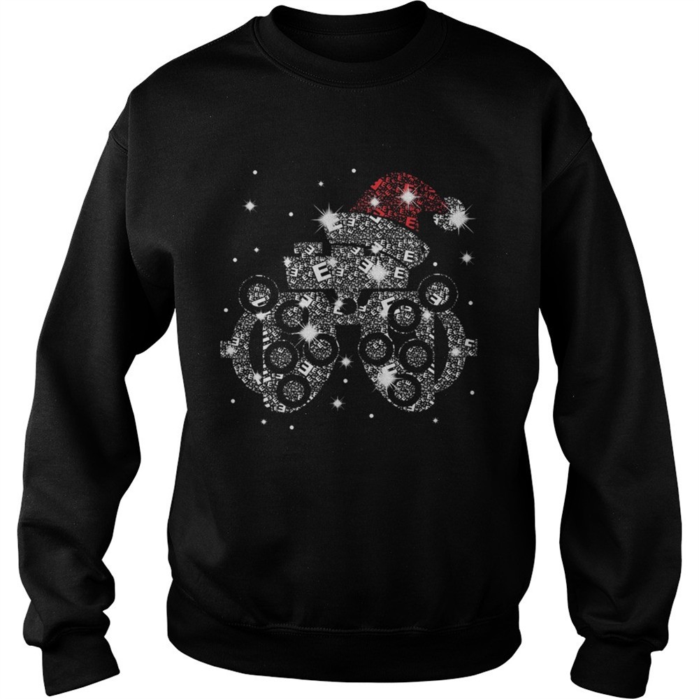Optometry Bright Santa Diamond Christmas shirt